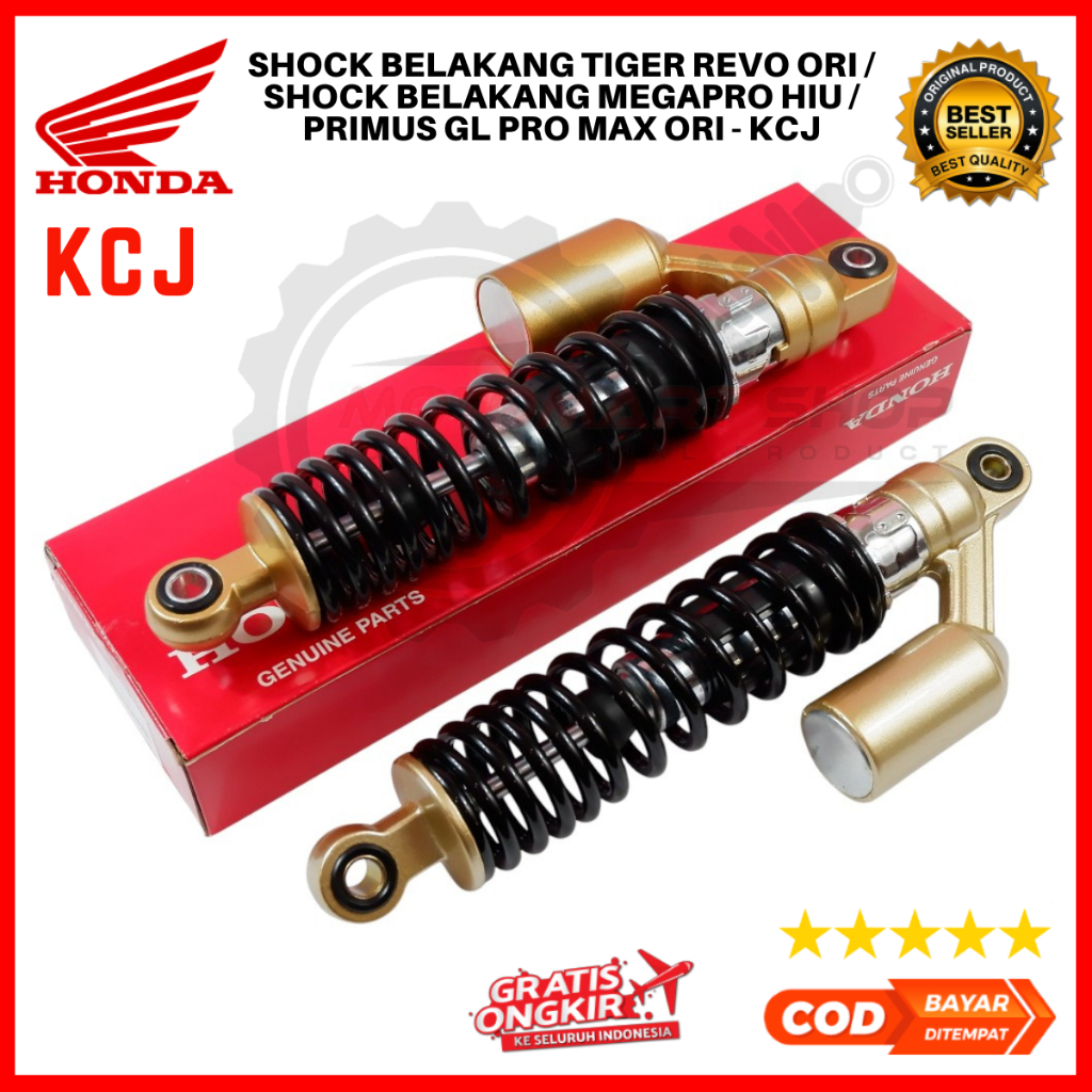 Shock Belakang Tiger Revo Ori / Shock Belakang Megapro Hiu / Primus GL Pro Max Ori - KCJ