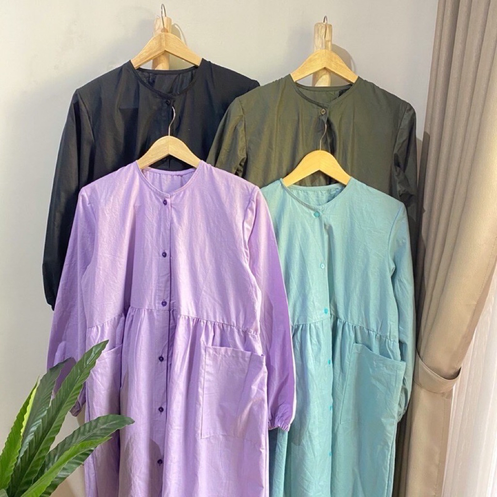 Gamis muslim lilac pl