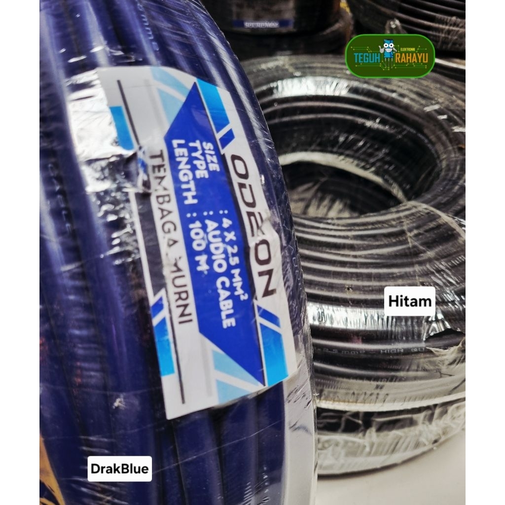 KABEL SPEAKER ODEON 4x2,5mm (TEMBAGA Murni) eceran/meteran