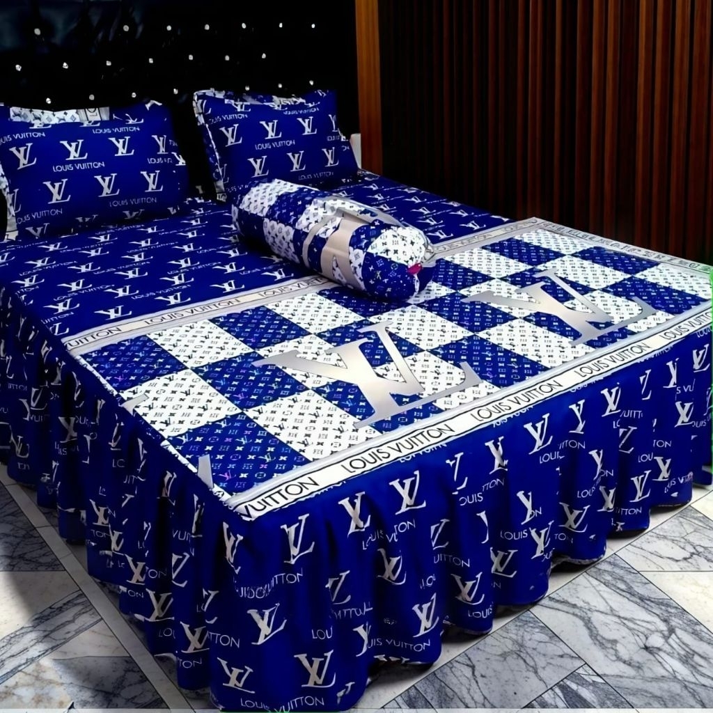 SPREI RUMBAI TERBARU SPREI MEWAH UKURAN 180X200 160X200 120X200 FREE SARUNG BANTAL DAN SARUNG GULING