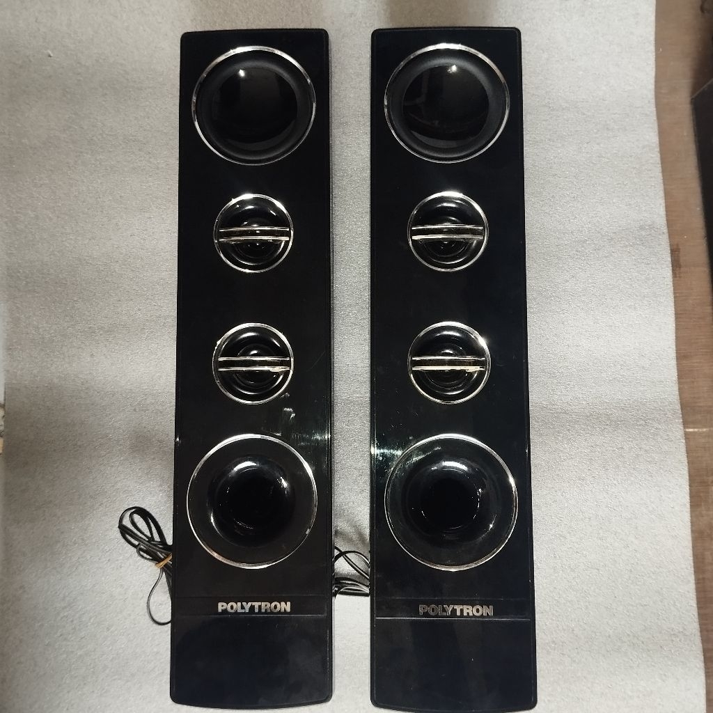 speaker pasif bekas tv led polytron 24/32" tanpa kaki