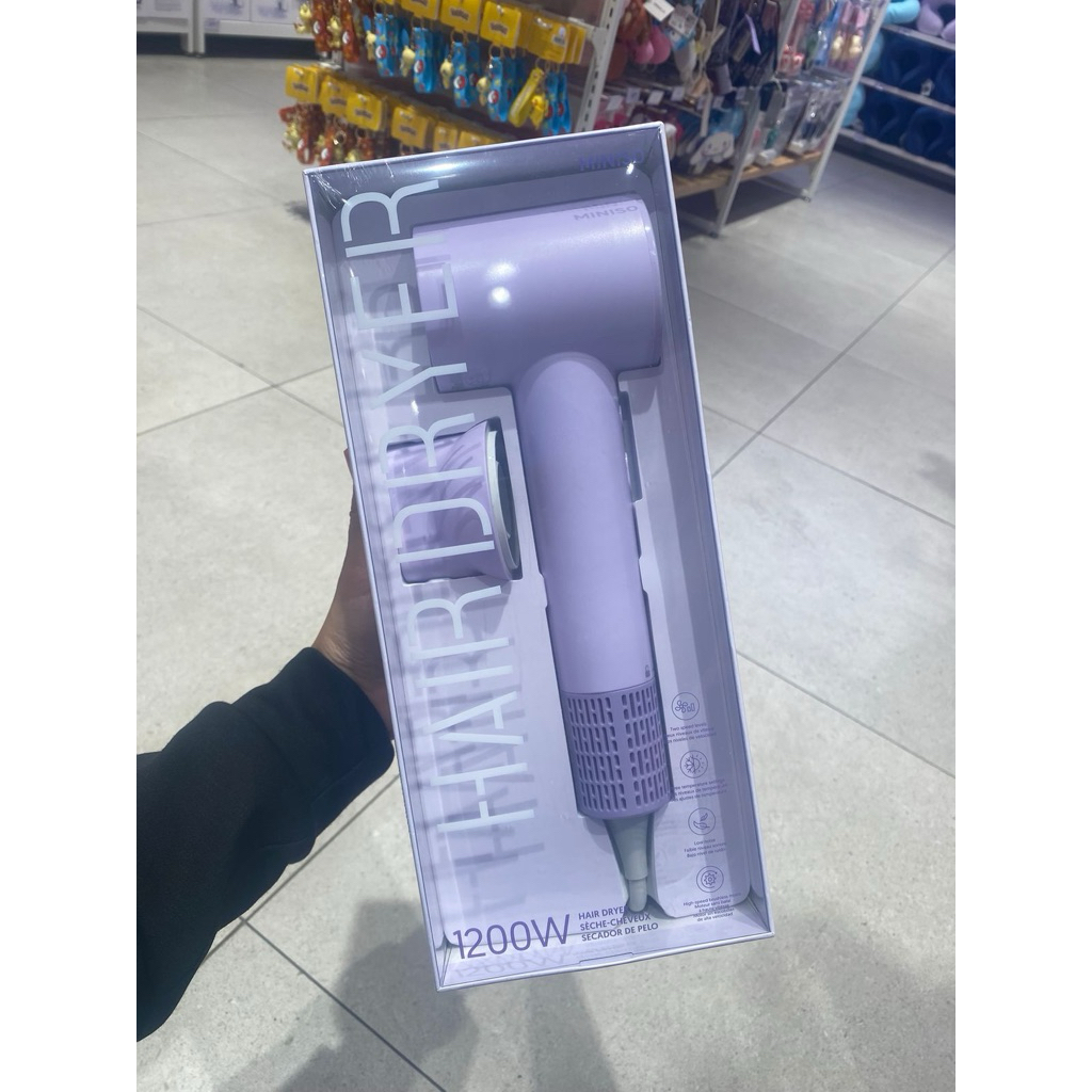 Miniso - Classic Series High Speed  Hair Dryer Model 1200Watt (Purple)