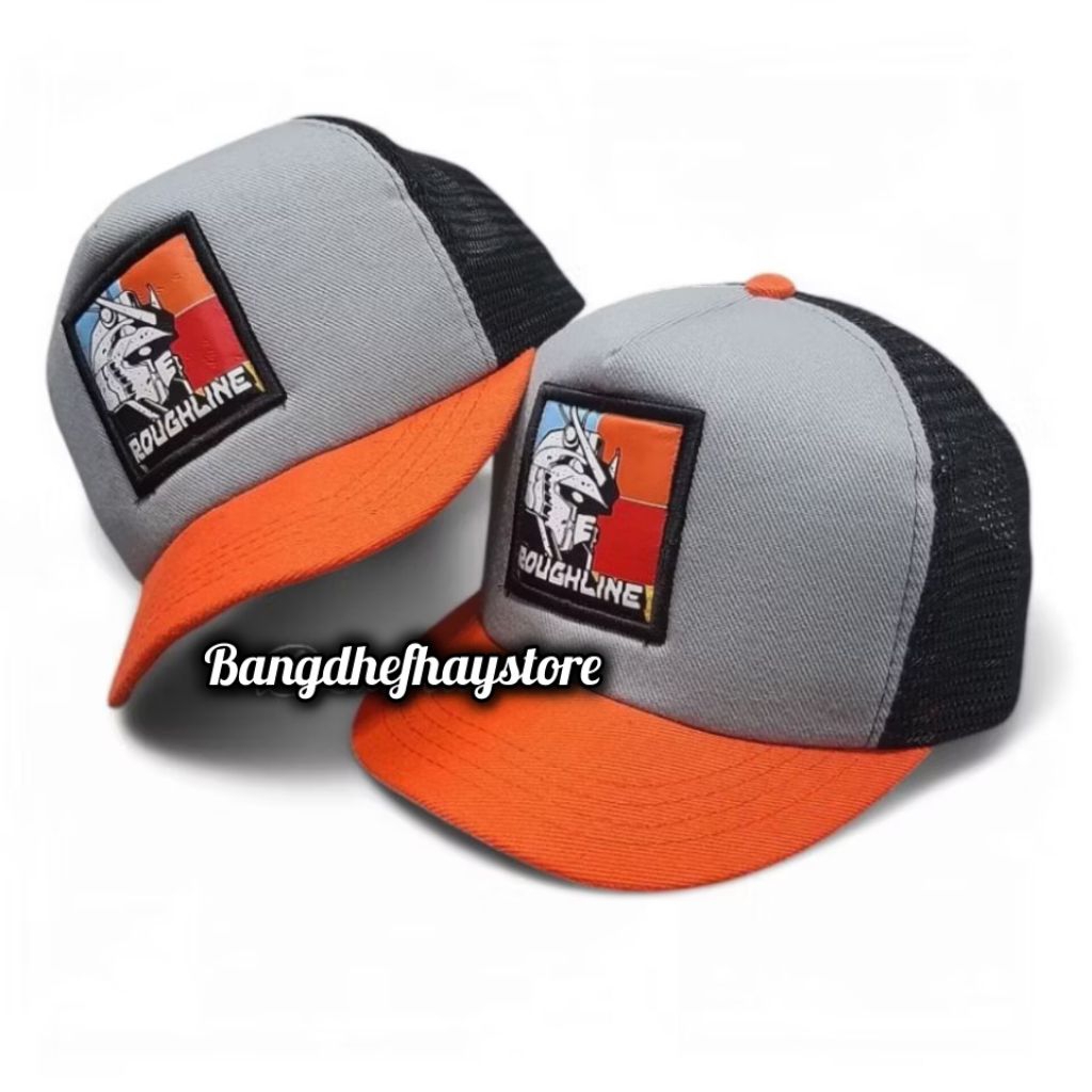 Topi Trucker Jaring Lidah Pendek // Topi Jaring Korean Style