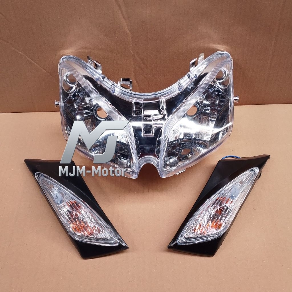 Set Reflektor Depan & Sein Honda Vario 110 CW Karbu