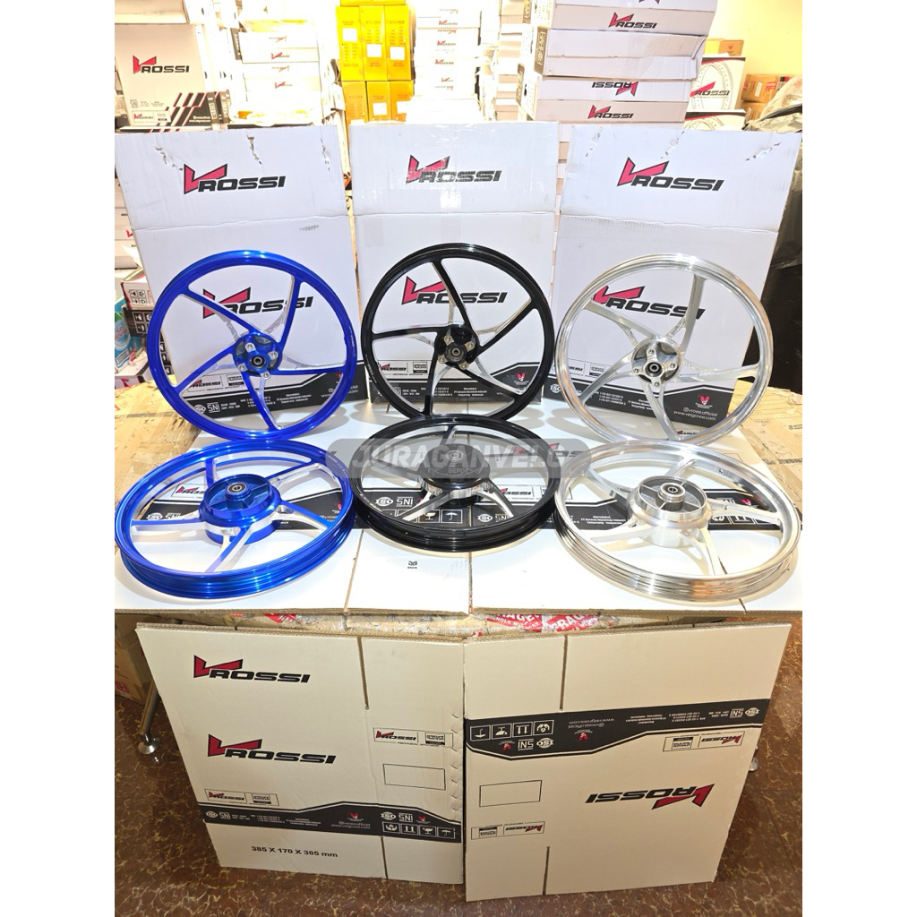 VROSSI SPRINT SAMURAI PALANG 5 KZR - MX OLD, JUPITER Z, F1ZR, VEGA R | BLACK - SILVER - BLUE