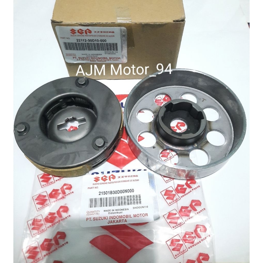 Mangkok Ganda + Kampas Ganda assy Shogun 110 Shogun kebo shogun 110 R