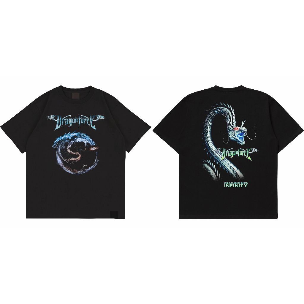 Kaos Band DragonForce Metal Rock Unisex