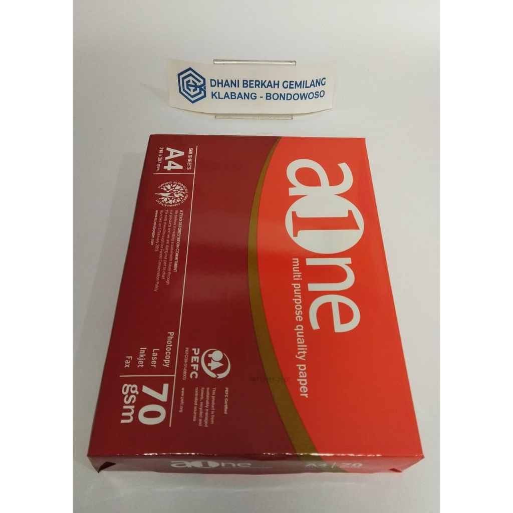 AONE KERTAS HVS A4 70GRAM 1 RIM