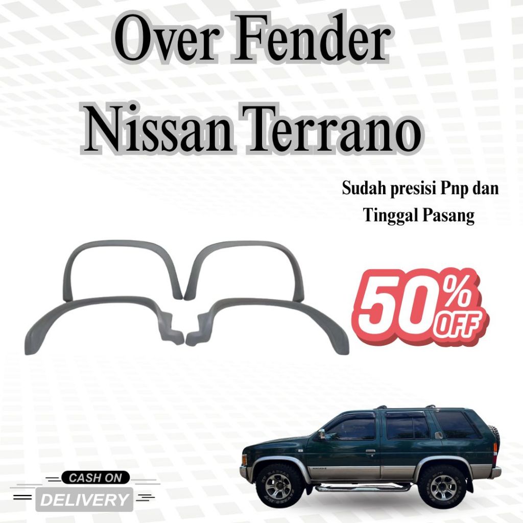Over Fender Nissan Terrano – Pelindung Fender Samping / Aksesoris Body Terrano