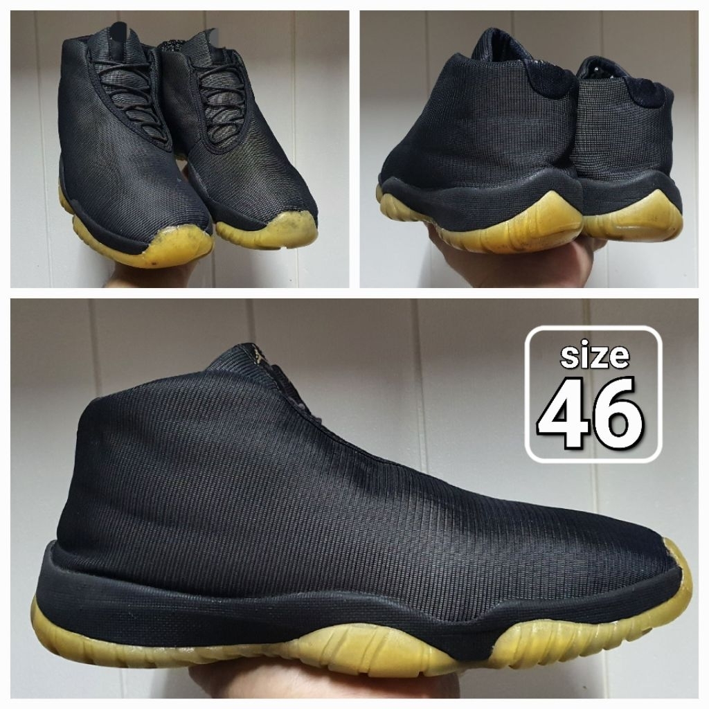 Sepatu Basket Future Black Ice size 46 Second Ori shoes