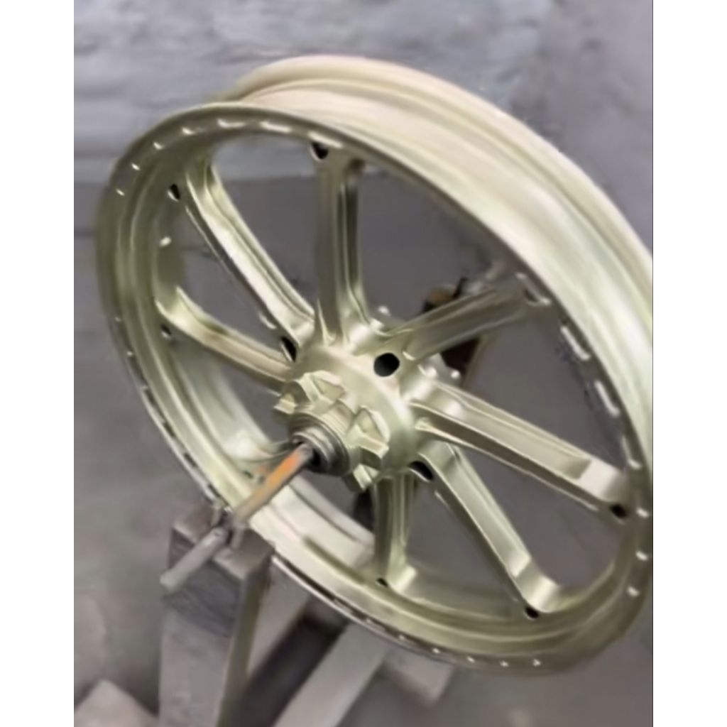 Cat motor/cat velg warna magnesium gold jenis pu original