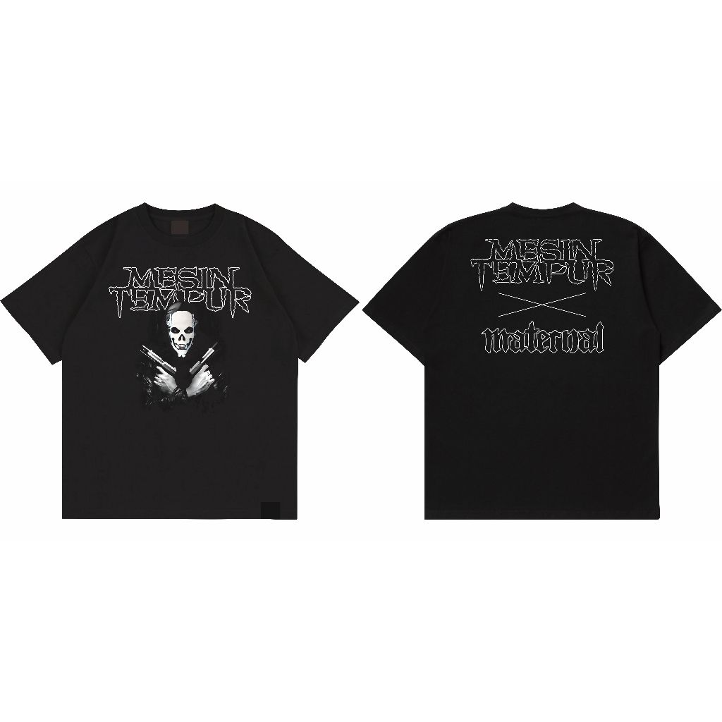 Kaos Band Mesin Tempur X Maternal / Tshirt Musik Rock Metal