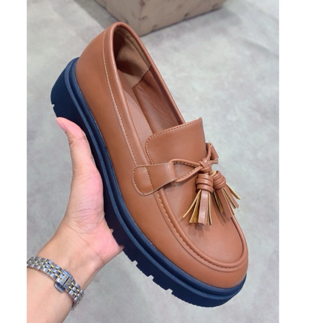 AMANDA Janes Sepatu Jade 100% Original Brand Amanda Janes hitam/brown