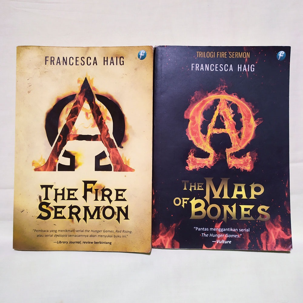 Novel The Fire Sermon The Map of Bones - Francesca Haig