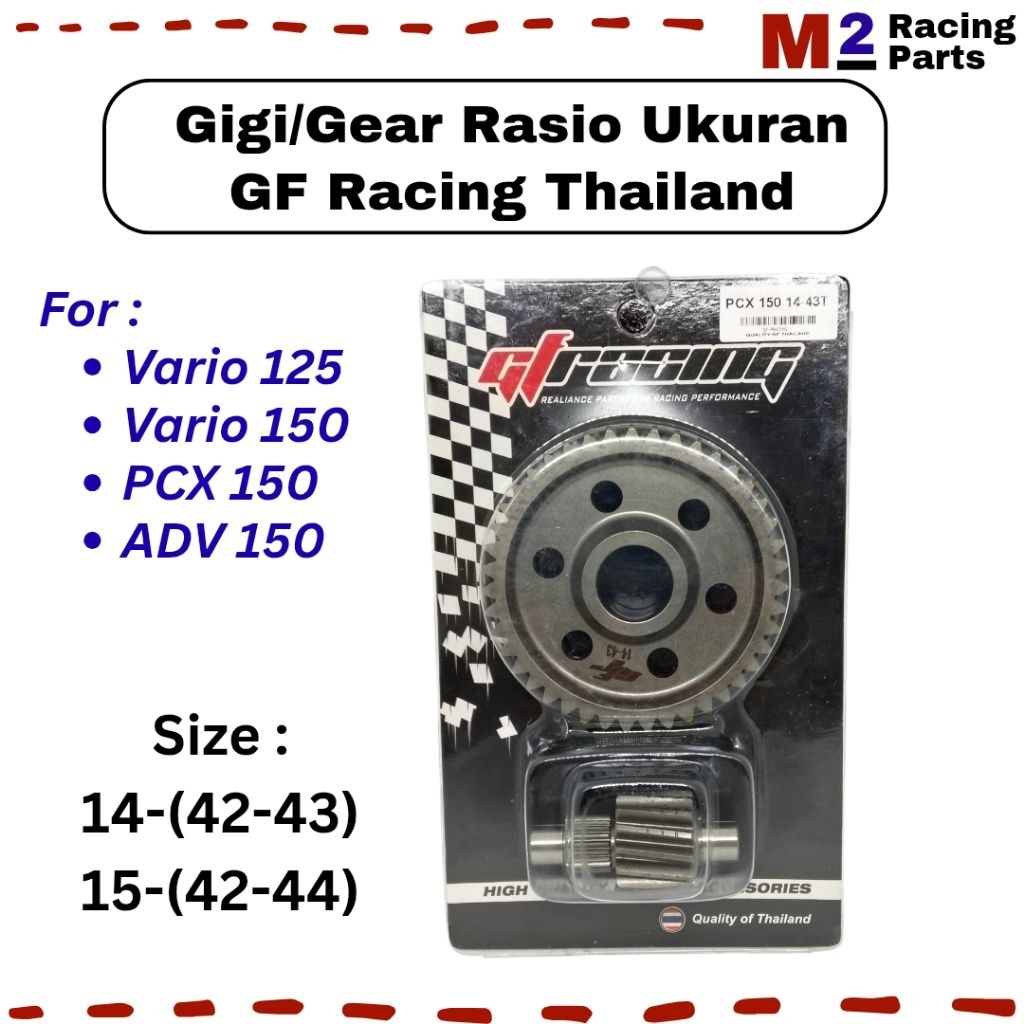 Gigi Rasio GF Racing Vario 125 PCX 150 ADV 150 Vario 150