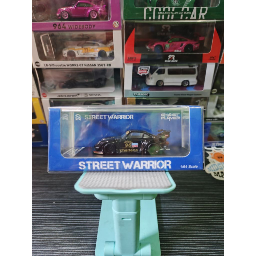 STREET WARRIOR PORSCHE RWB 993 CHARLENE BLACK HIGH TAIL WING #96