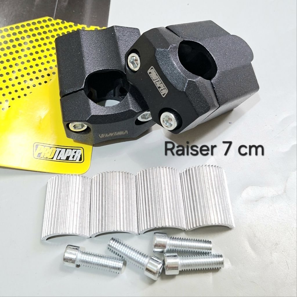 RAISER PENINGGI STANG PROTAPER  / RAISER STANG STIR  FATBAR PROTAPER 7cm & 5 cm UNIVERSAL MOTOR