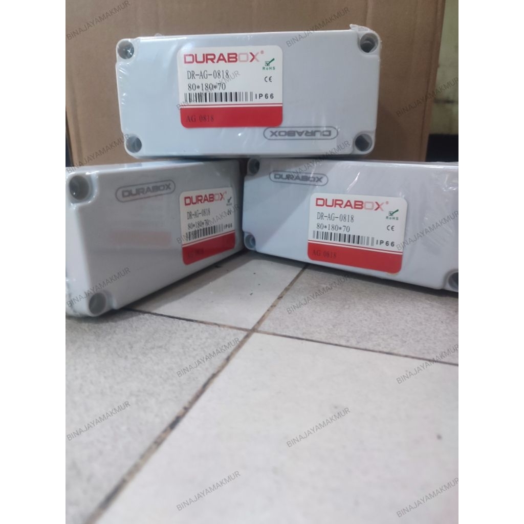 Junction Box PVC Plastik ABS 80x180x70 (IP66) / Panel Box PVC 80x180x70