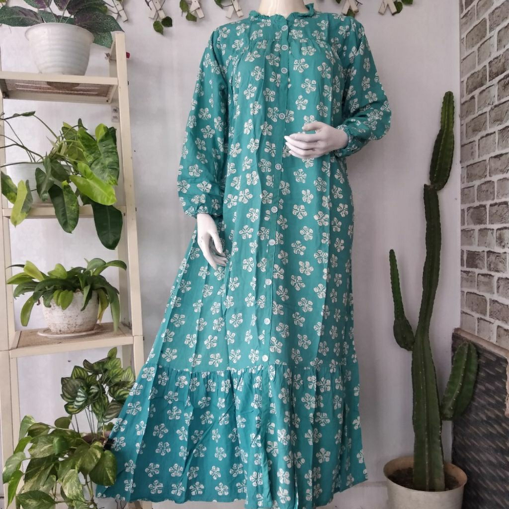 Putri Diana (Ld110,pb136) Gamis Susan Kancing