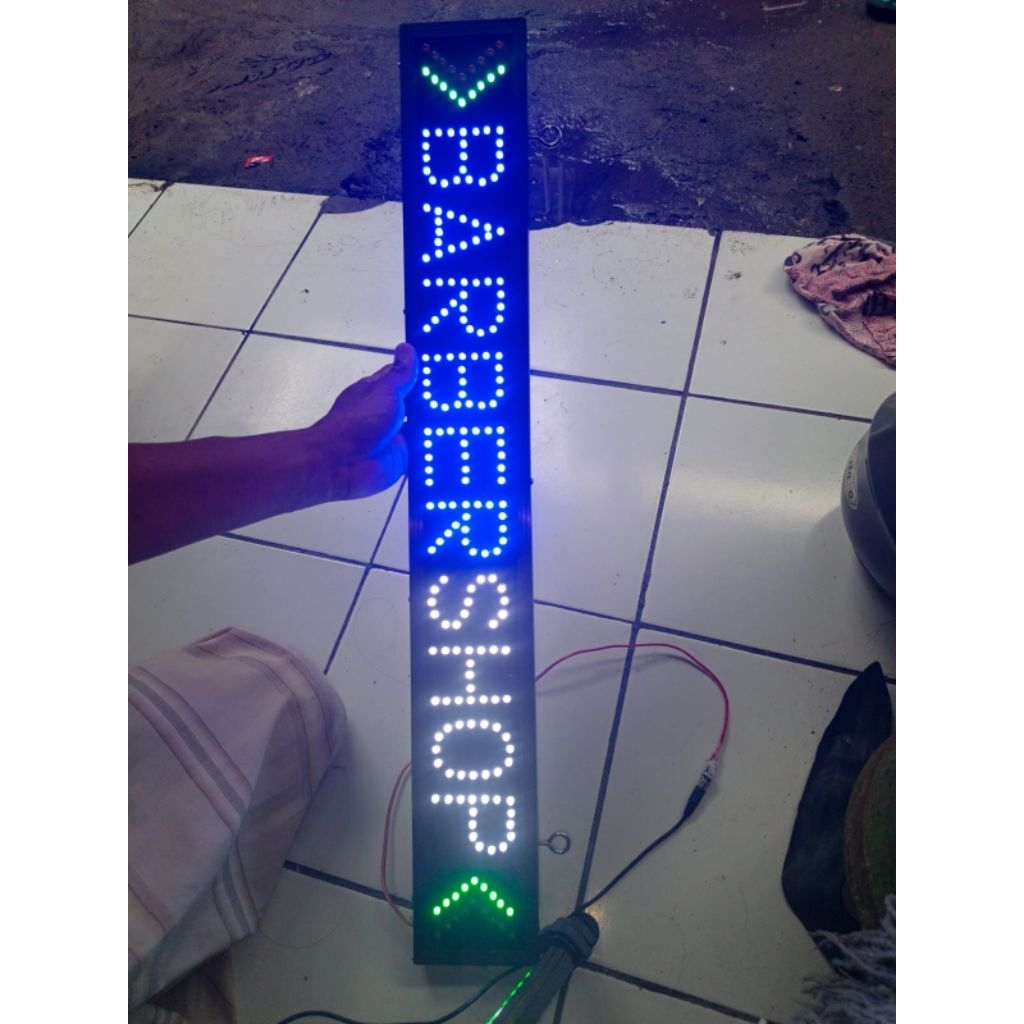 tulisan lampu led /LED sign (tidak jalan)