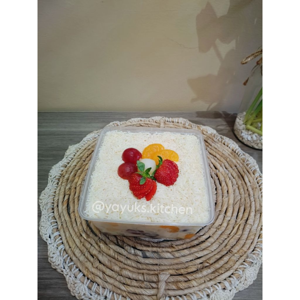 [FRESH] Salad Buah Original 1500 ml - Isi Full Buah & No Jelly