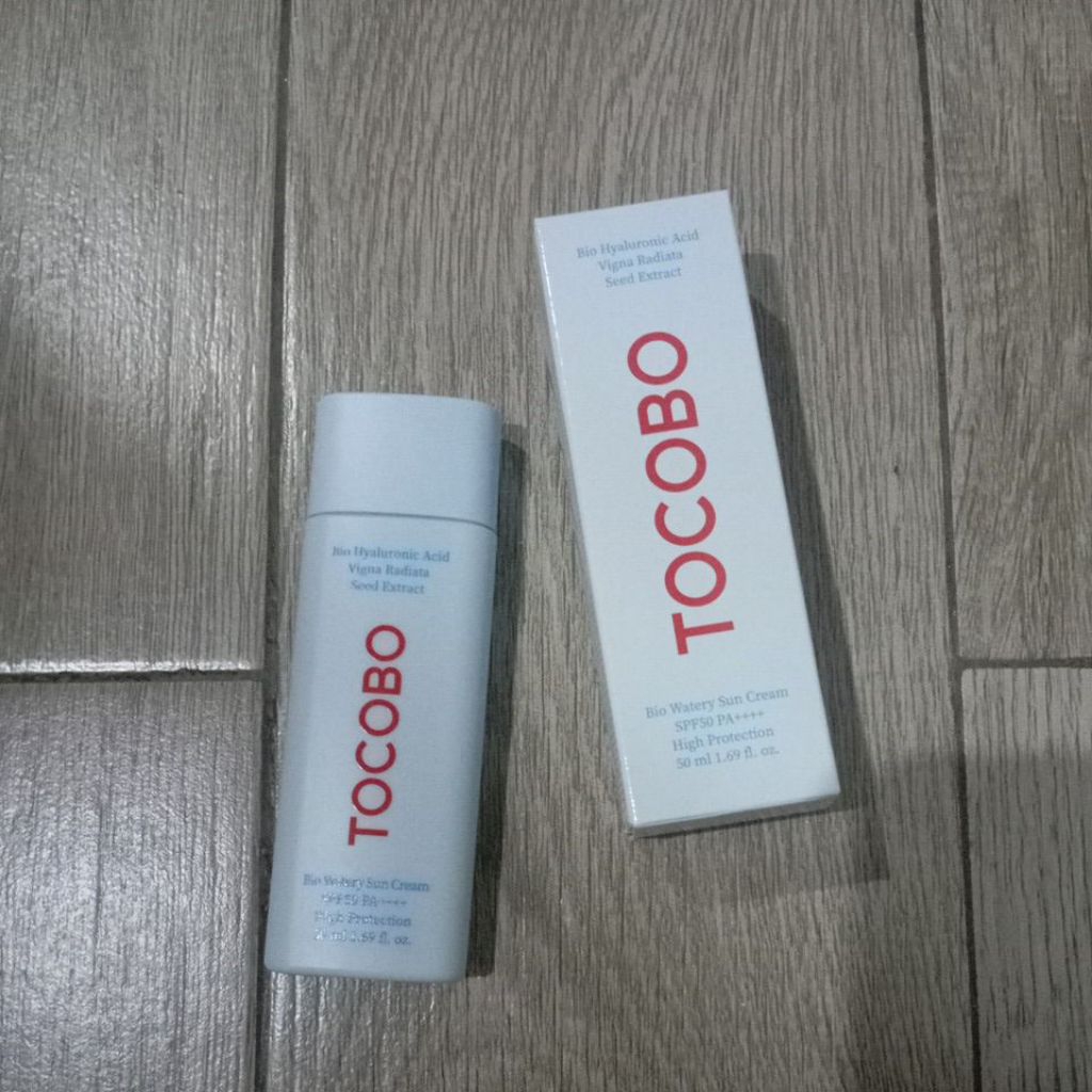 PRELOVED TOCOBO WATERY SUN CREAM SISA 99%