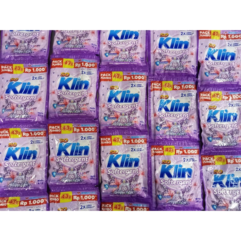 SoKlin Softergent 5 renteng