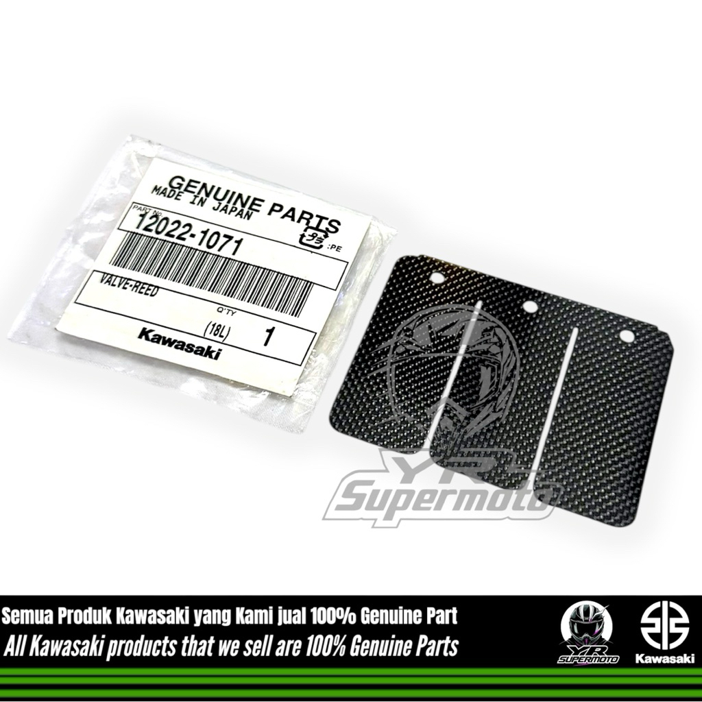 Valve Lidah Membran Carbon Kx125 Ninja 2T 12022-1071 Kawasaki