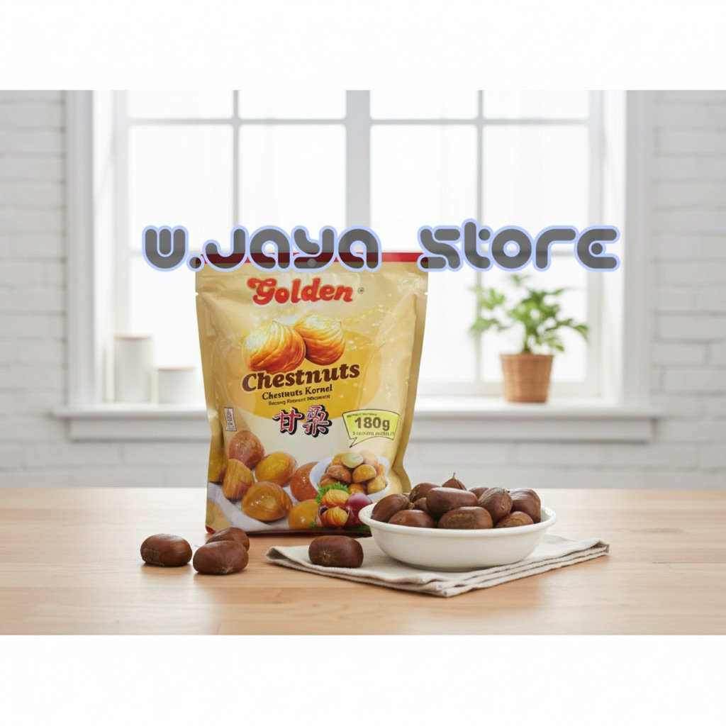 Golden Chestnuts Kernel 120g | 180g | Kacang Chesnut Panggang