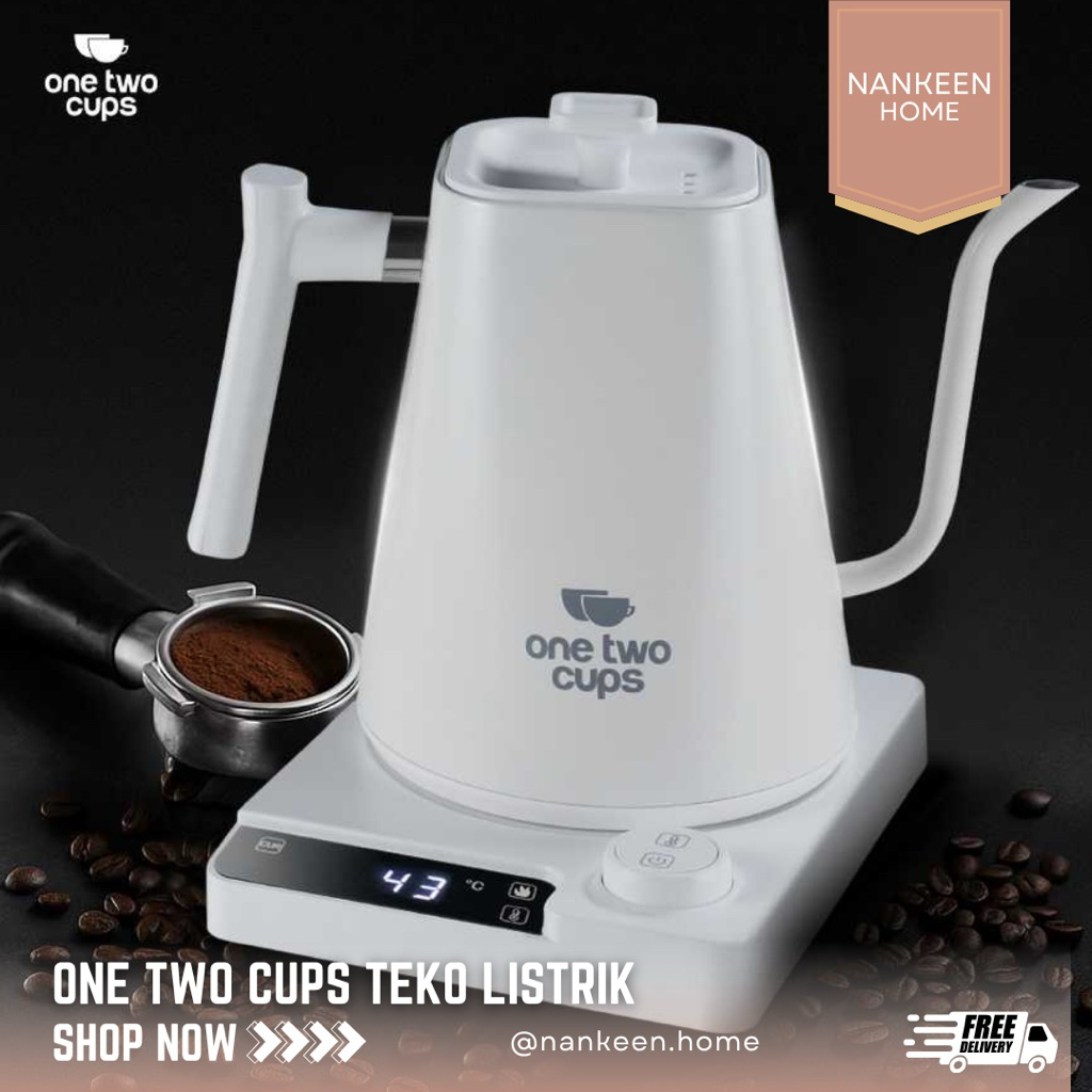 nankeen - Teko Listrik Minimalis Estetik 1L 1200W/Pemanas Air Elektrik Leher Angsa/Ceret Listrik Min