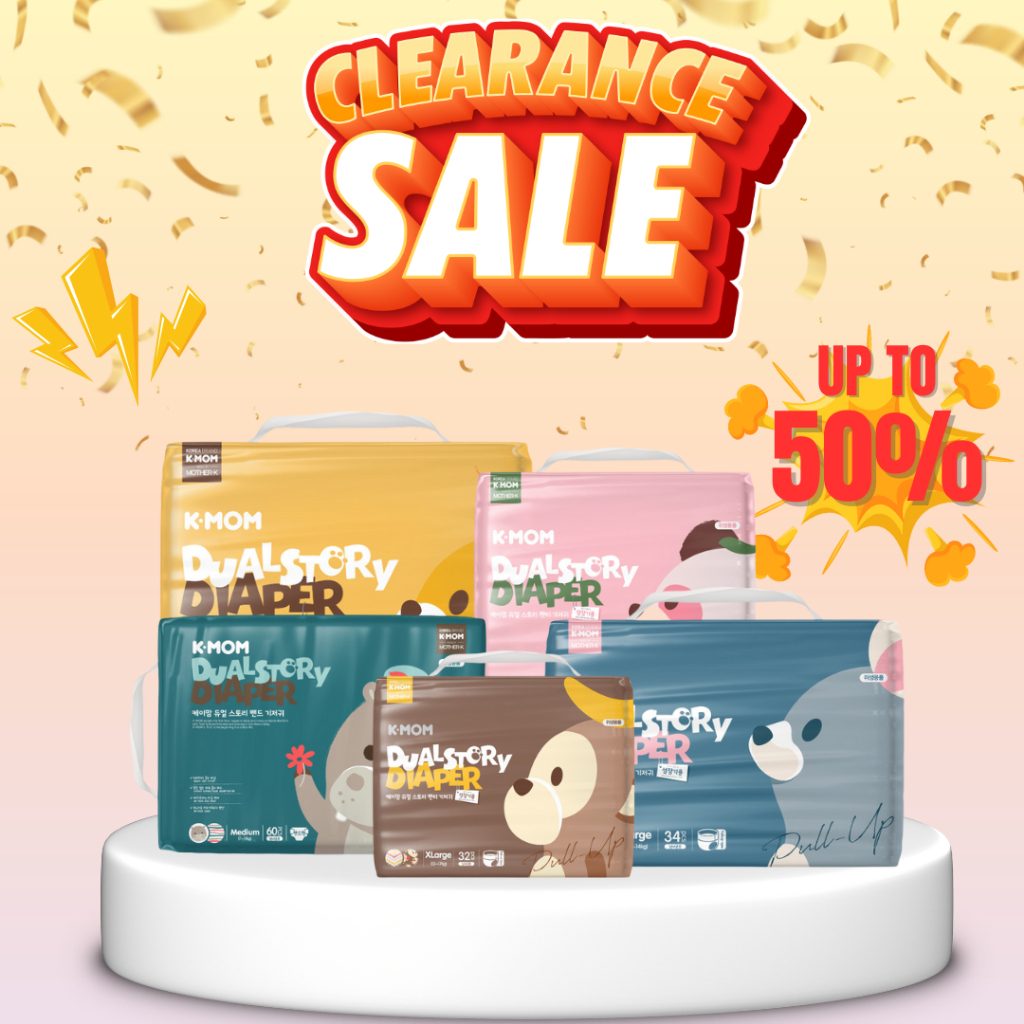 Mother-K K-Mom Dual Story Diaper - Popok Perekat Celana Bayi dan Anak