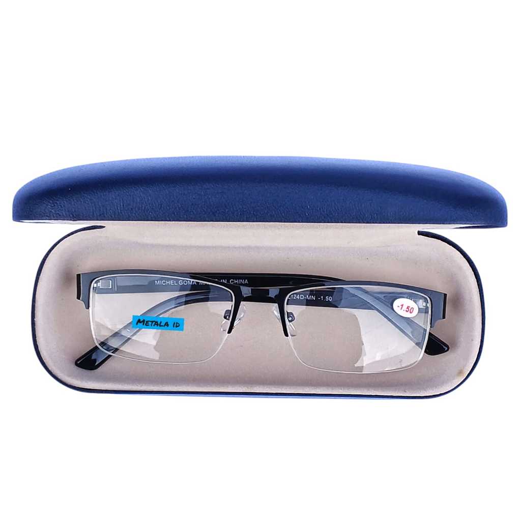 TERBARU KACAMATA SETENGAH BINGKAI RIMLESS KACAMATA MINUS UNTUK RABUN JAUH PRIA DAN WANITA COD BAYAR 