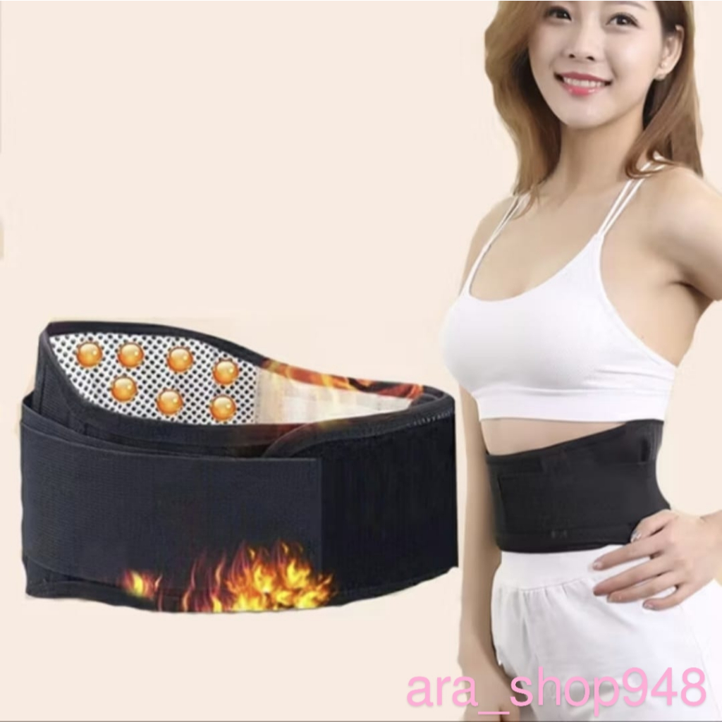 KORSET TOURMALINE TERAPI PINGGANG MAGNETIK TOURMALINE BELT MAGNETIK ALAT TERAPI PREMIUM ORIGINAL