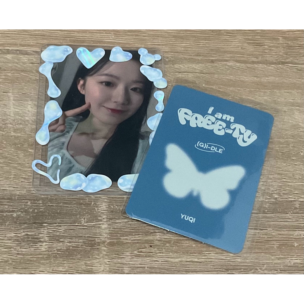SHUHUA I BURN KTOWM TUSPI OFFICIAL G IDLE PHOTOCARD