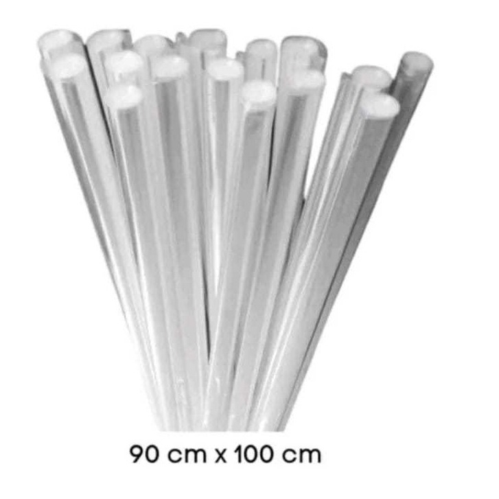 PLASTIK PARCEL POLOS TEBAL BENING 5 LEMBAR / PLASTIK OPP POLOS TEBAL / PLASTIK PARCEL POLOS OPP TEBA