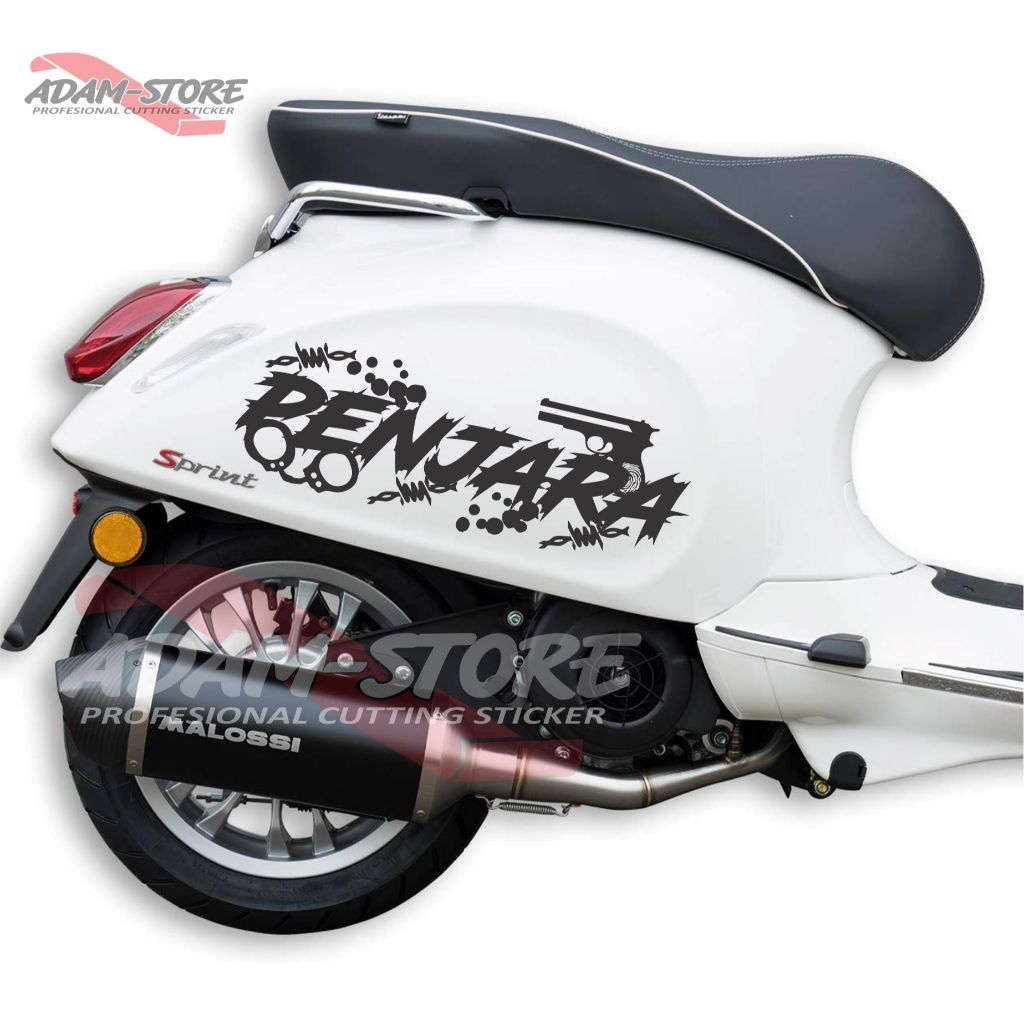 Sticker Motor Vespa Matic // Stiker List Tepong Vespa Matic // Stiker Piaggio - VSPA