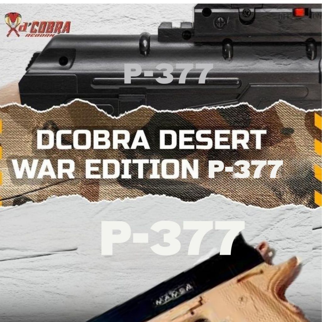 D'Cobra Desert War Edition M2000 - P355 -P377Tactical Batleground SNI