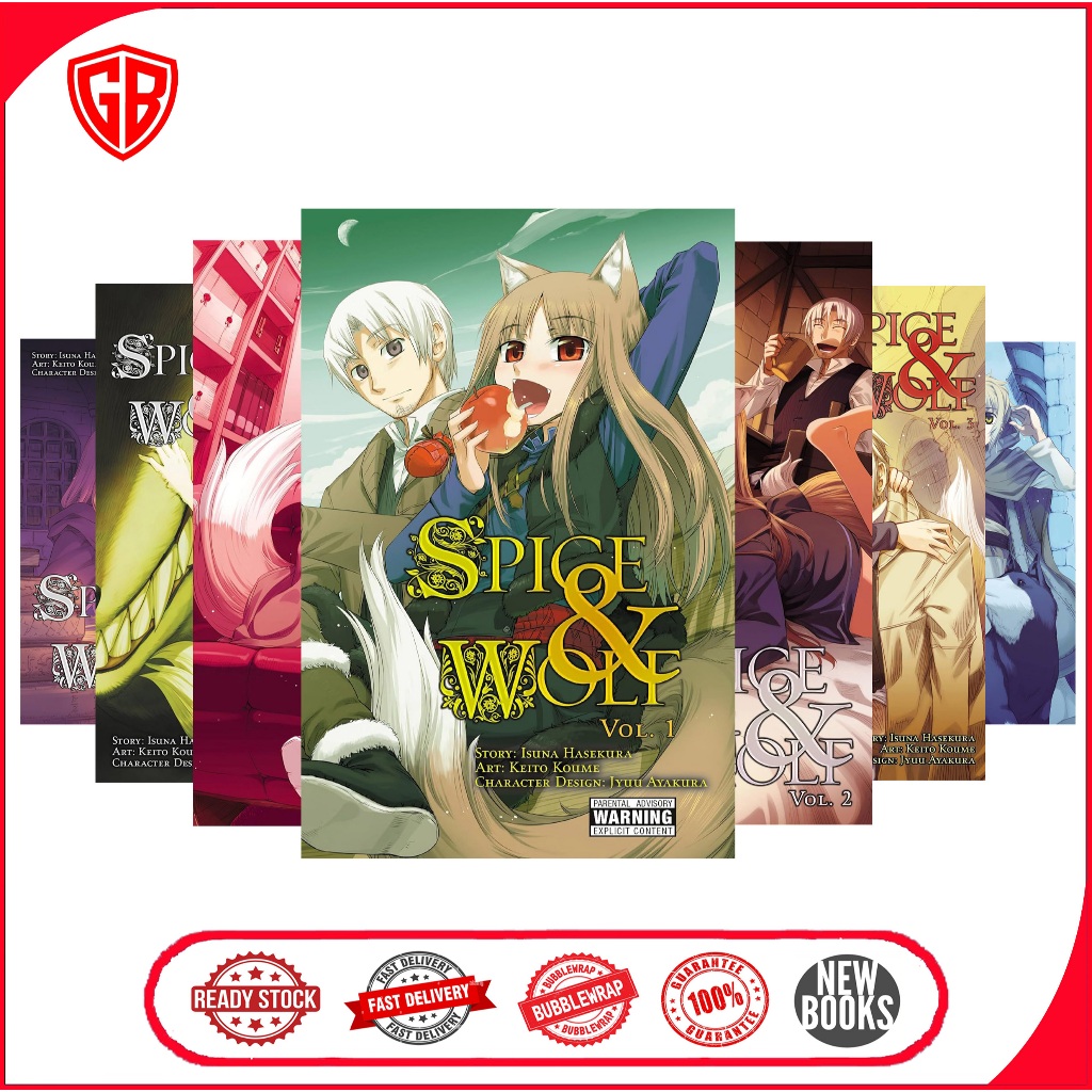 Manga Spice and Wolf (16 book series)