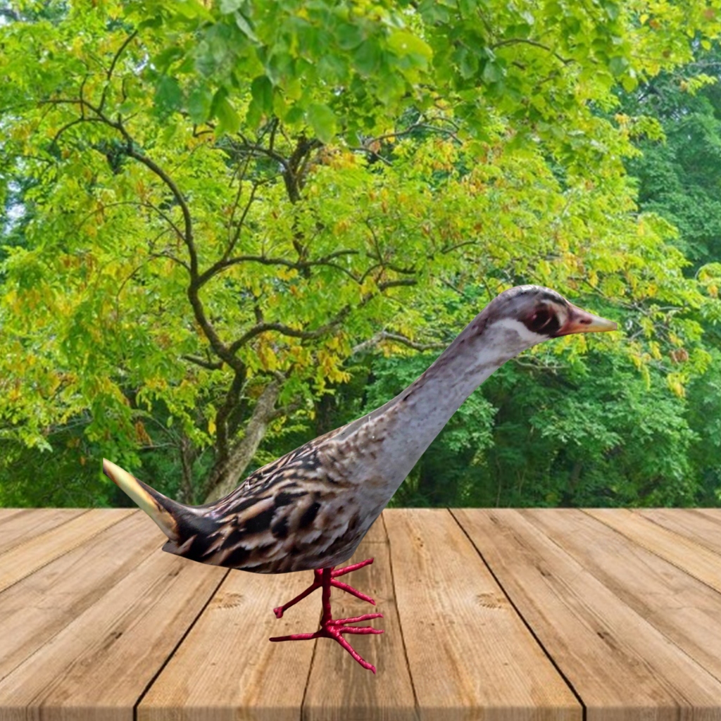 Jontrot patung burung tikusan alis putih / boneka mainan manuk trinil Sangat mirip aslinya