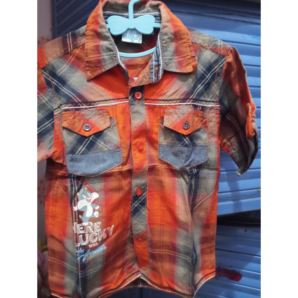 Kemeja anak laki merk LOONEY TUNES