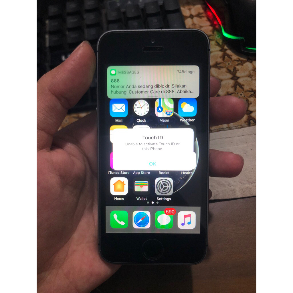 iphone 5s 32gb lcd ori fingerprint off