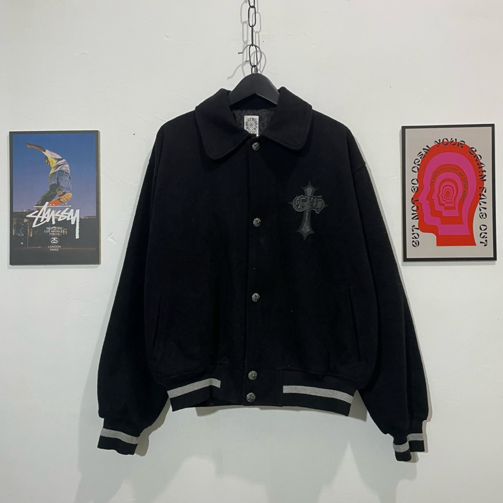 jacket varsity chrome hearts