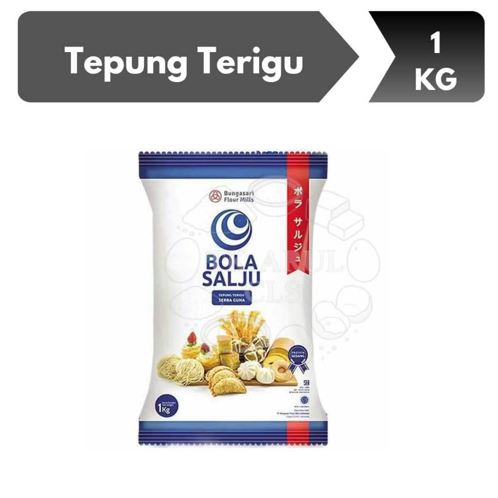 Bungasari Bola Salju Tepung Terigu Protein Sedang / Tepung Terigu Protein Sedang