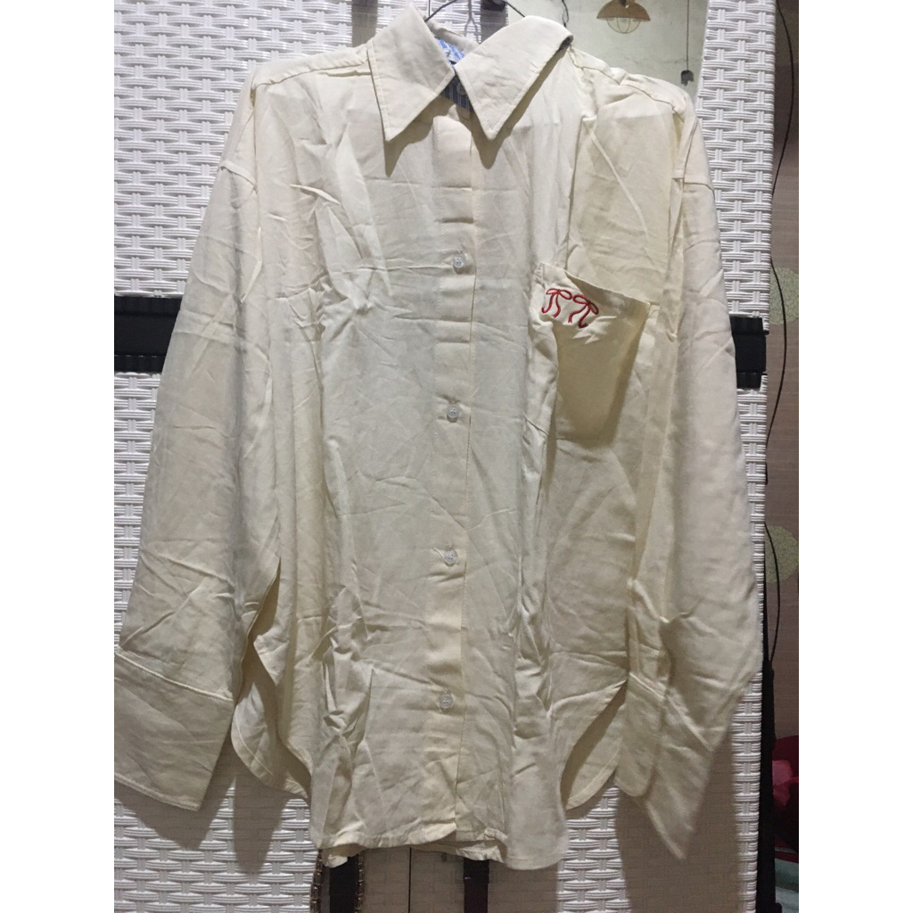 kemeja ninety nine bangkok wara cream New