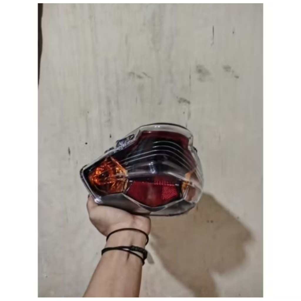 Lampu Stop Mio Soul Karbu Lampu Rem Belakang Mio Soul Karbu Custom Hitam Oren