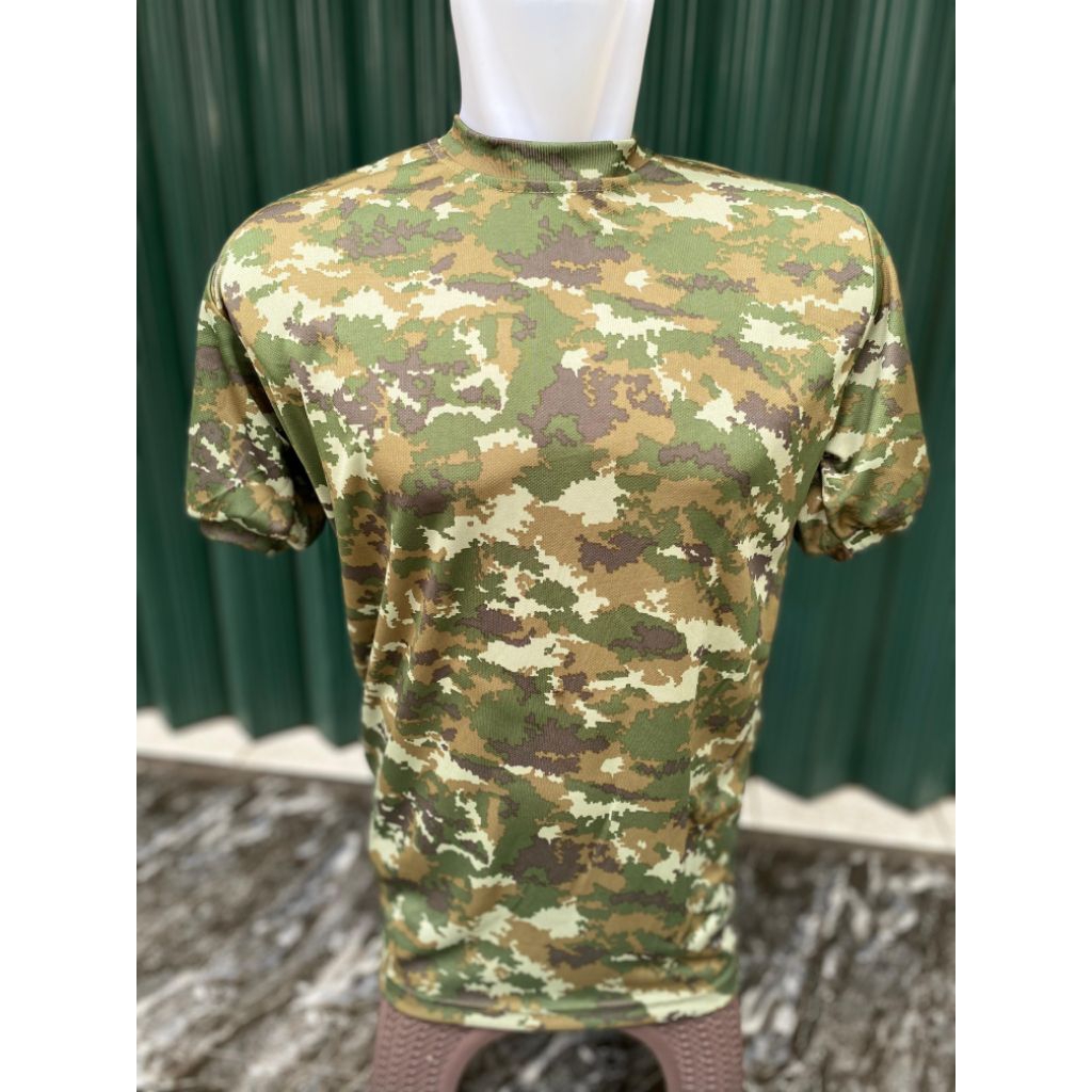 SAGE GREEN/KAOS DRYFIT SAGE GREEN/ KAOS TNI TERBARU