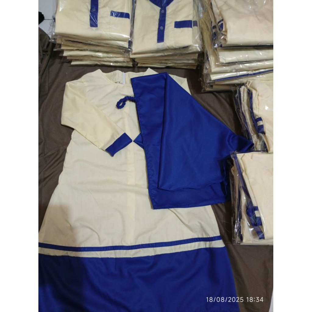 SETELAN SERAGAM MUSLIM TK SD TPQ CUSTOM