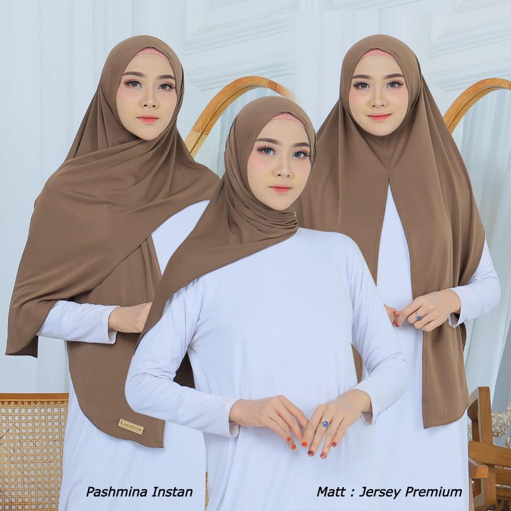 PASHMINA INSTANT OVAL JERSEY | HIJAB PASHMINA OVAL JERSEY Panjang Muslim
