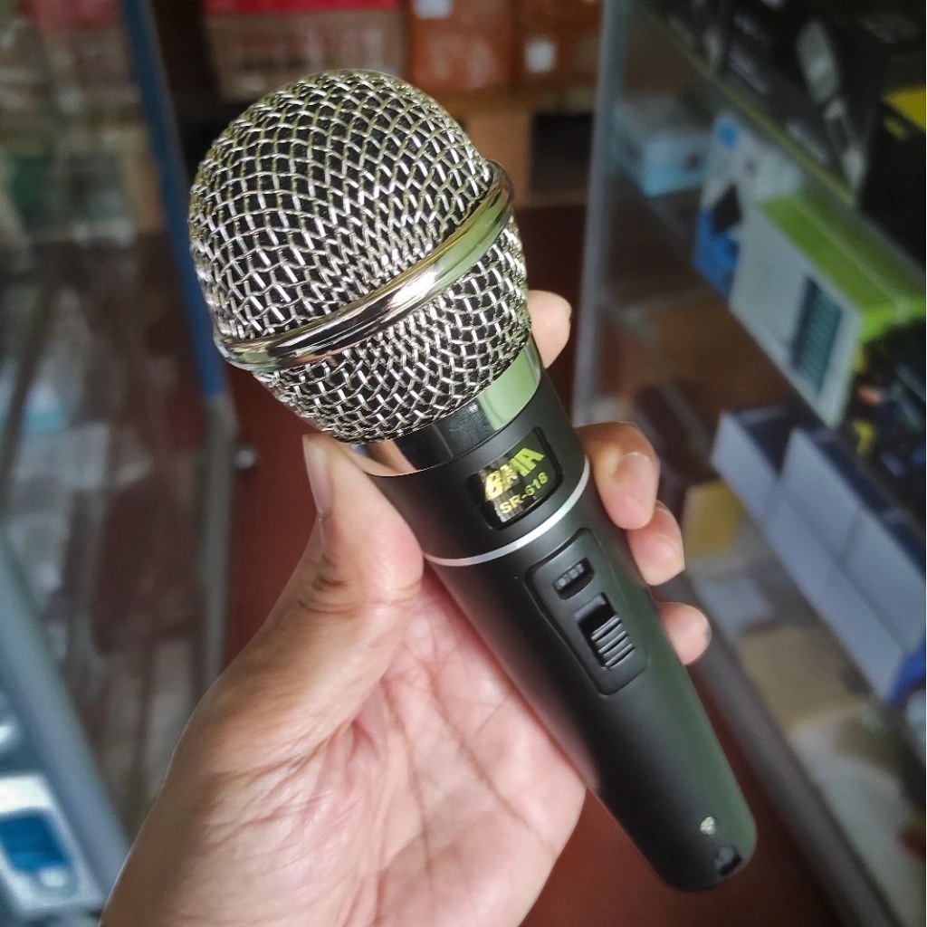 Mic Kabel BMA SR-618 Bagus Untuk Vocal, Karaoke