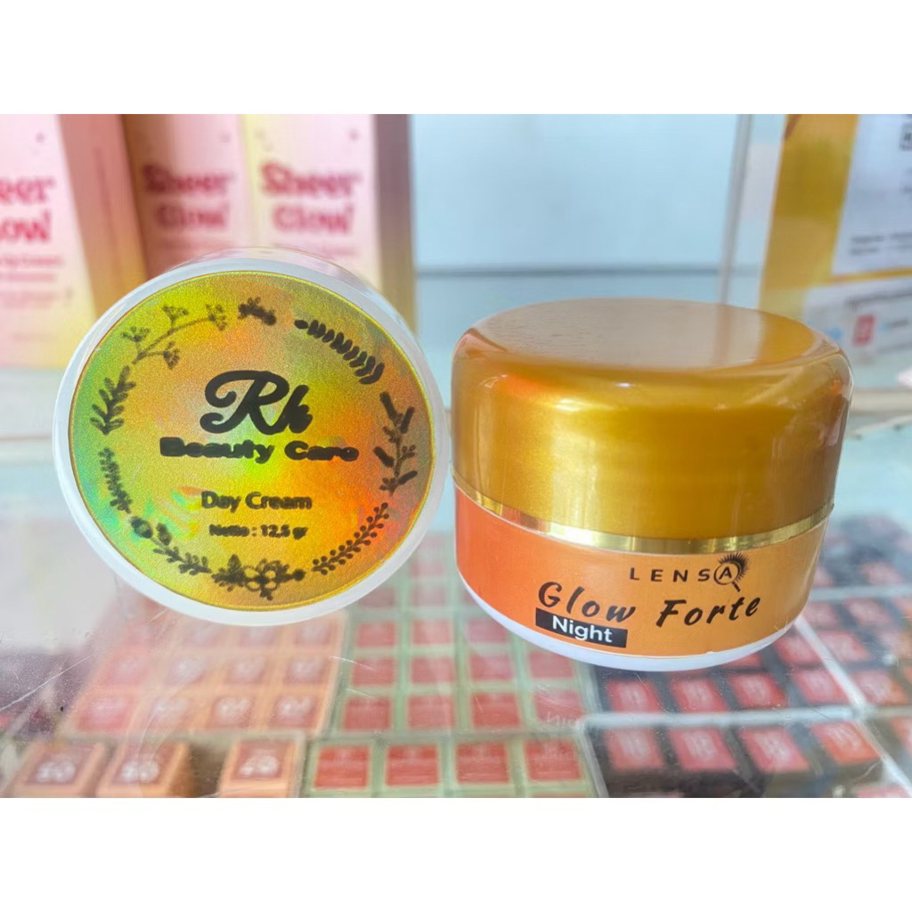 Combo Kinclong Glow Forte Night X Day Cream Rh Beauty Cream Glowing